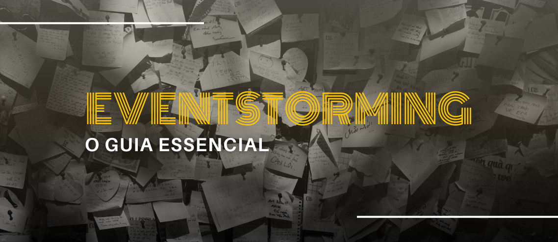 O que é o Event Storming? Anteriormente, vimos um pouco sobre o DDD e seus principais conceitos: domínios, subdomínios e bounded contexts. Porém, em situações complexas, pode ser complicado enxergar as fronteiras entre domínios, subdomínios e bounded contexts. Para auxiliar nessa missão, existe uma técnica que pode ser utilizada: trata-se do Event Storming.