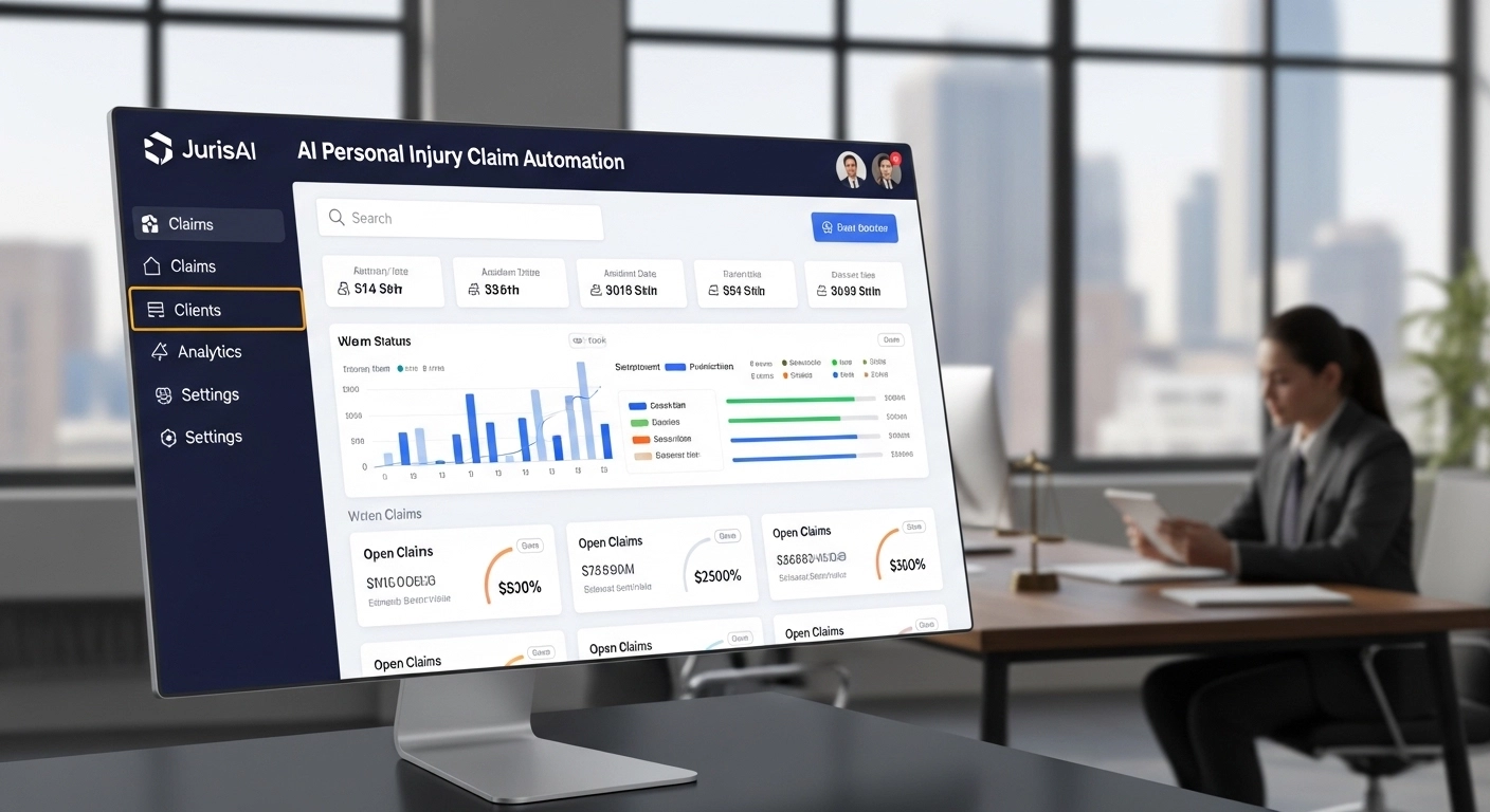 AI personal injury claim automation software for law firms USA