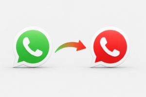 WhatsApp está vermelho